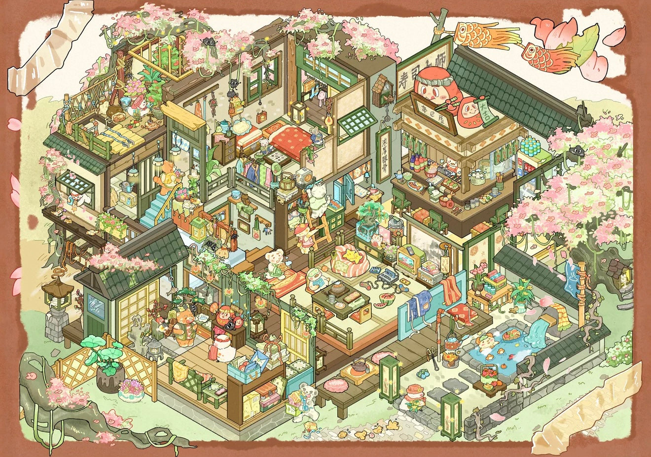 12.0 Springtime Machiya ASMR Sticker