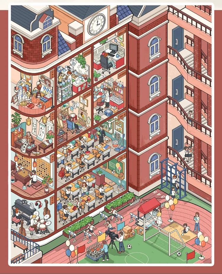 Telado V9.0 Apartment Scene Collection Book - 7 apartment scenes in one book