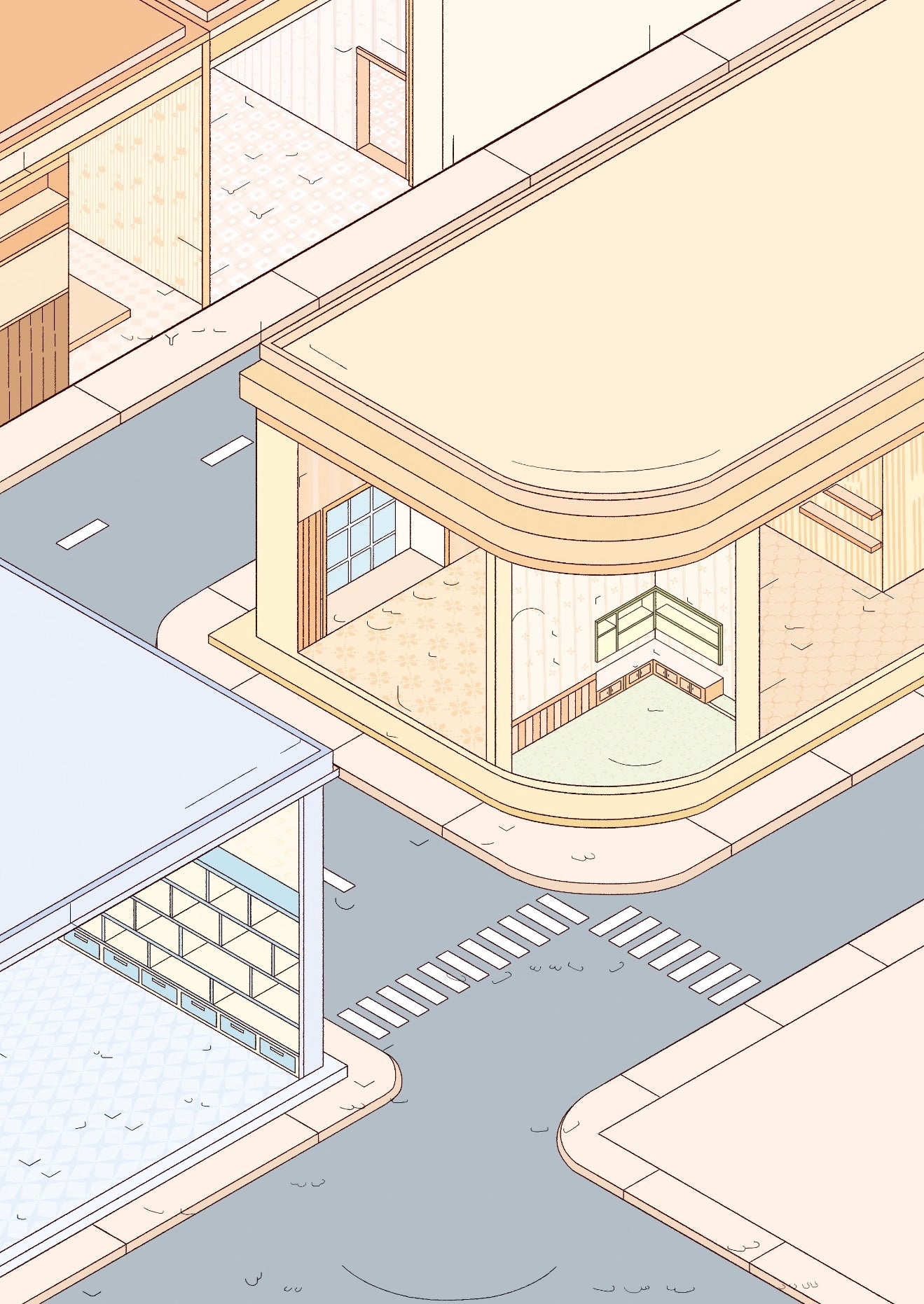 2.0 Garden Street Marketplace 3D scene sticker