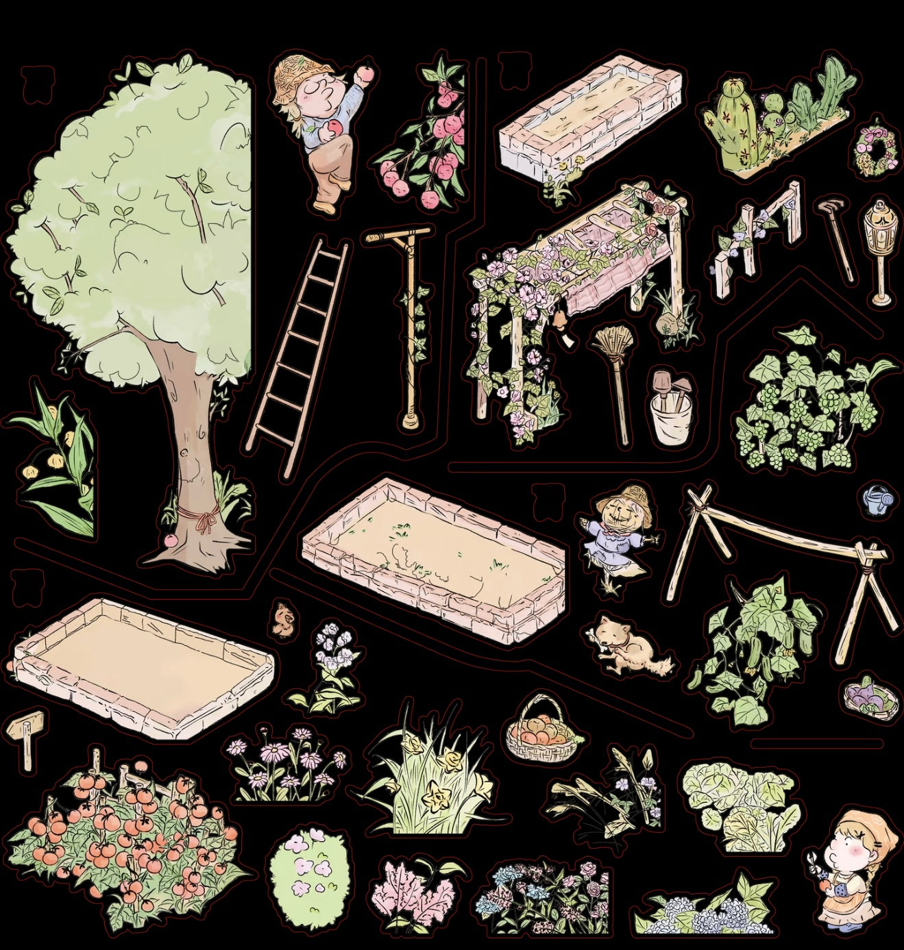 1.0 Secret Garden sticker therapy