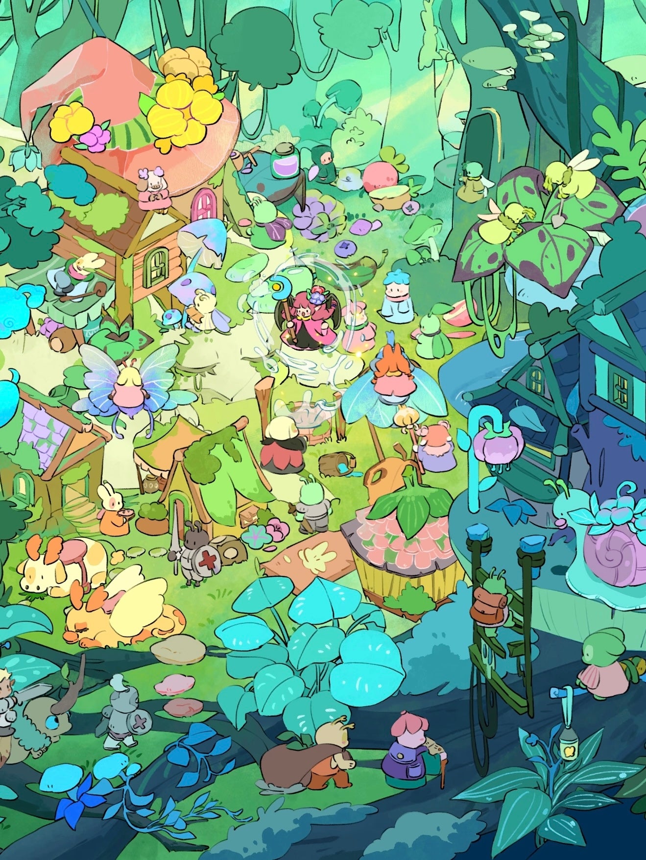 17.0 Sprite Series - Enchanted Grove 3D landscape sticker