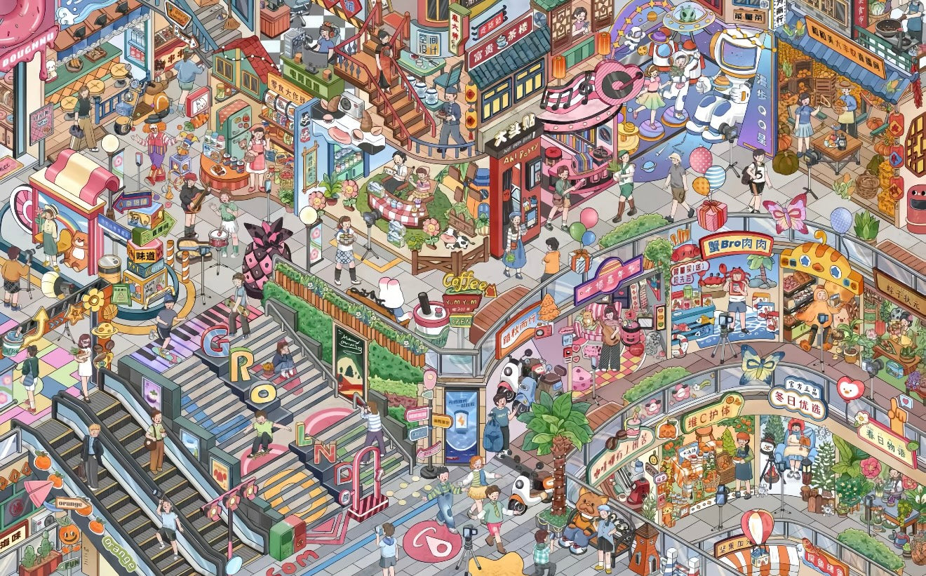 3.0 Photo-Worthy Street DIY 3D scene sticker