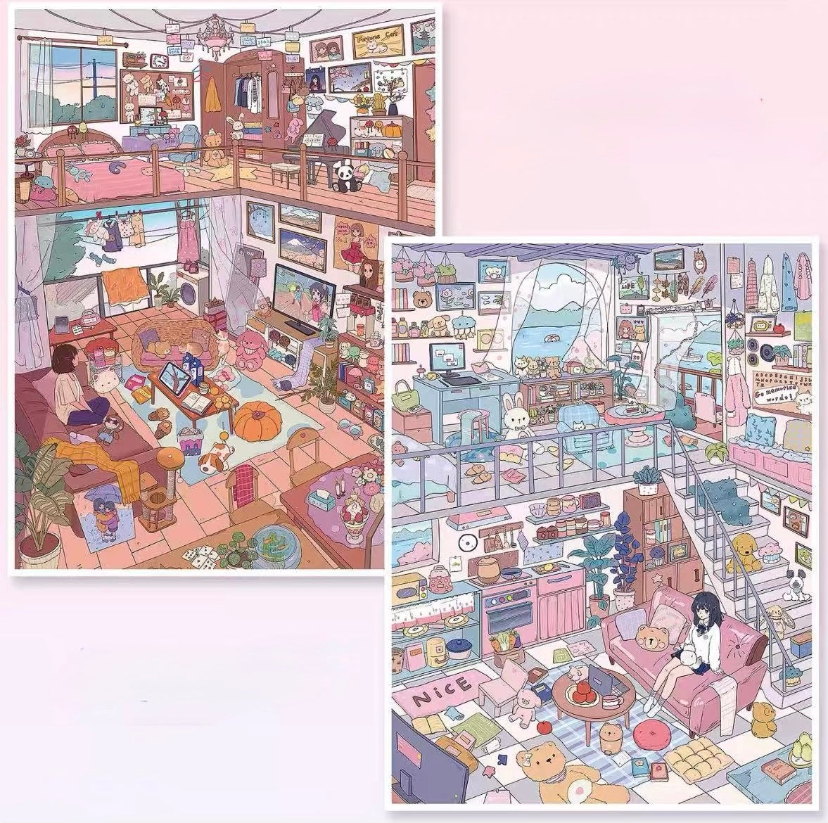 All in 2 scenes - 156.0 My Seaview Cozy Loft & My Cozy Forestview Loft
