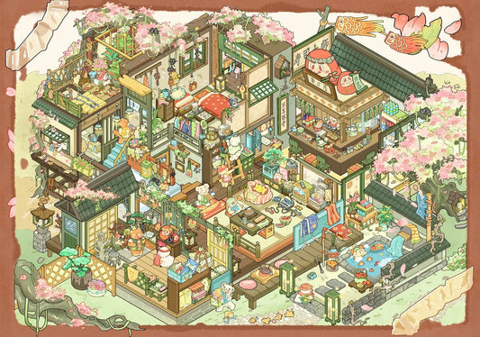 12.0 Springtime Machiya ASMR Sticker