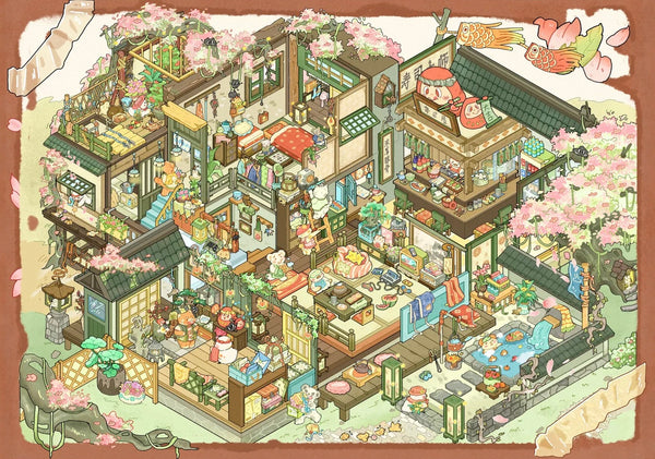 12.0 Springtime Machiya ASMR Sticker