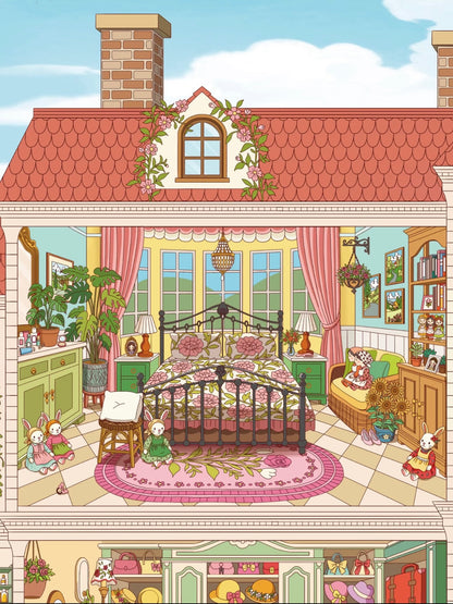 5.0 Afternoon Fairy House| 3D Scene Sticker