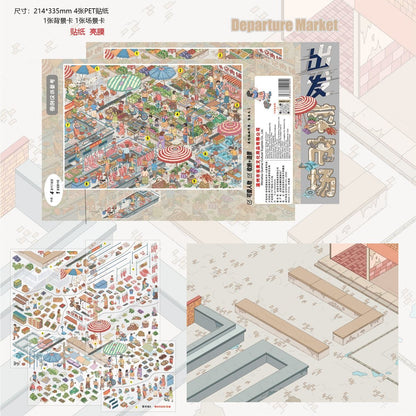 18.0 The Local Market / Go to Market 3D Scene Sticker