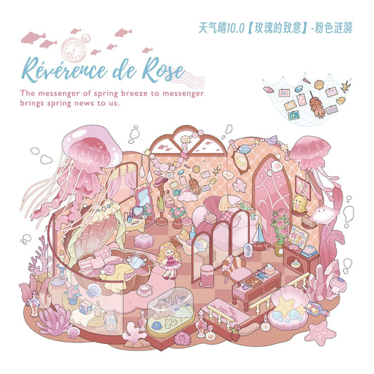 10.0 Reverence of Roses- Pink Ripple