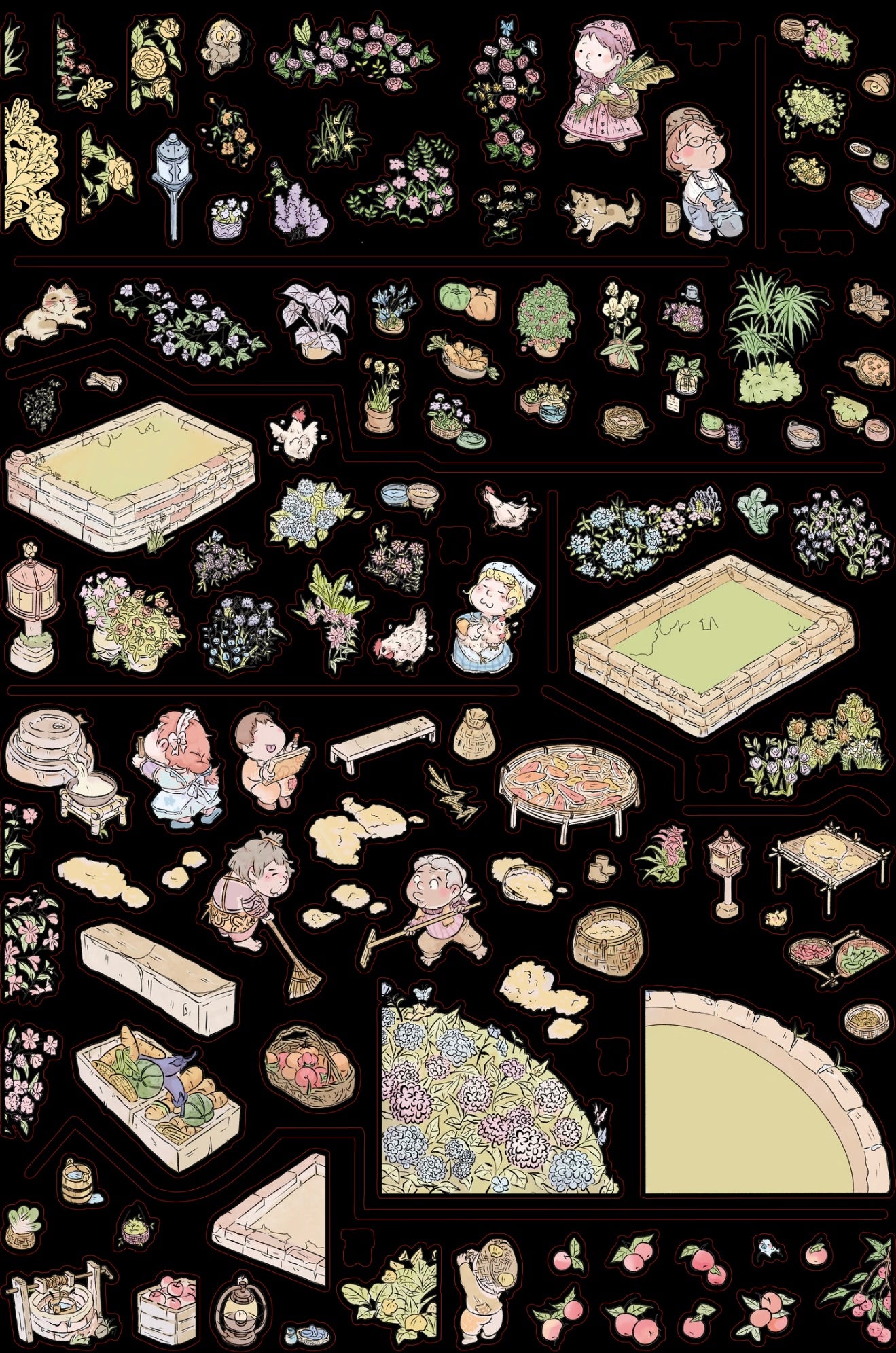 1.0 Secret Garden sticker therapy