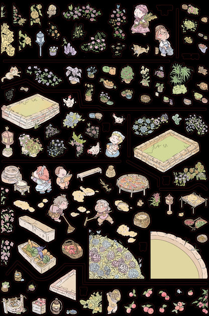 1.0 Secret Garden sticker therapy