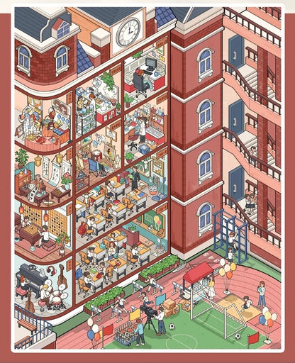 Telado V9.0 Apartment Scene Collection Book - 7 apartment scenes in one book