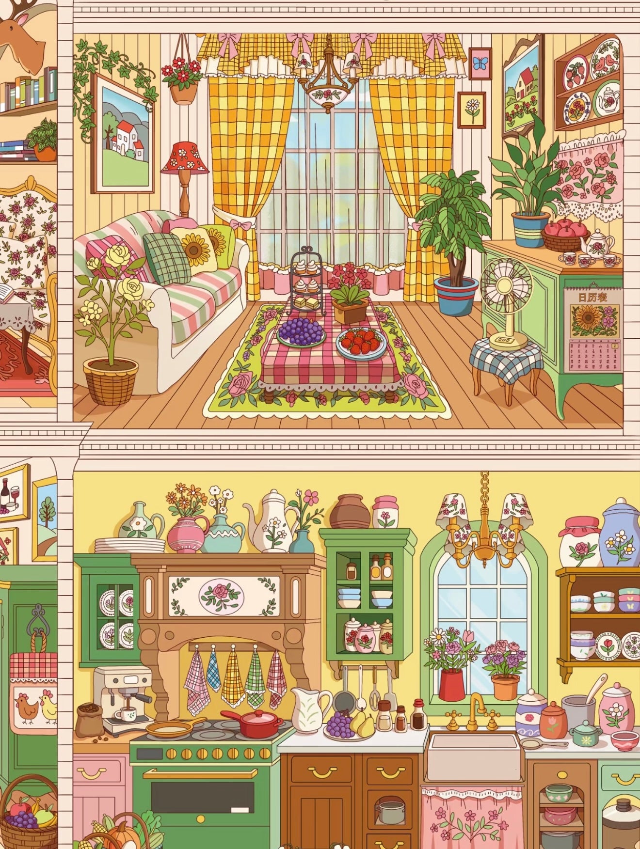 5.0 Afternoon Fairy House| 3D Scene Sticker