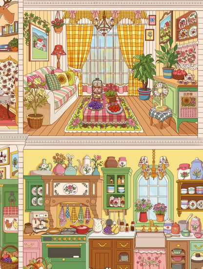 5.0 Afternoon Fairy House| 3D Scene Sticker