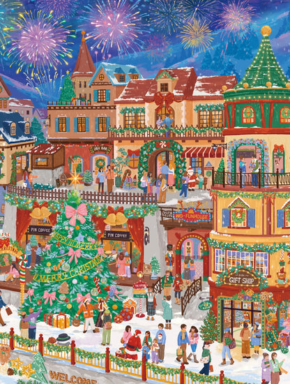 12.0 Christmas Eve Snow 3D Scene Sticker
