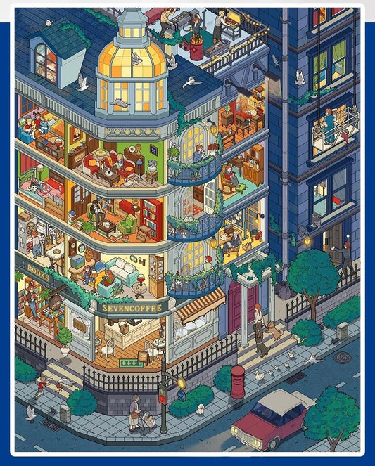 Telado V10.0 Vacation Scene Collection Book - 7 apartment scenes in one book