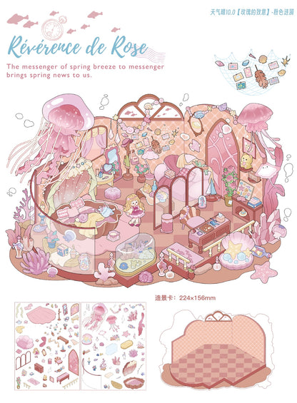10.0 Reverence of Roses- Pink Ripple
