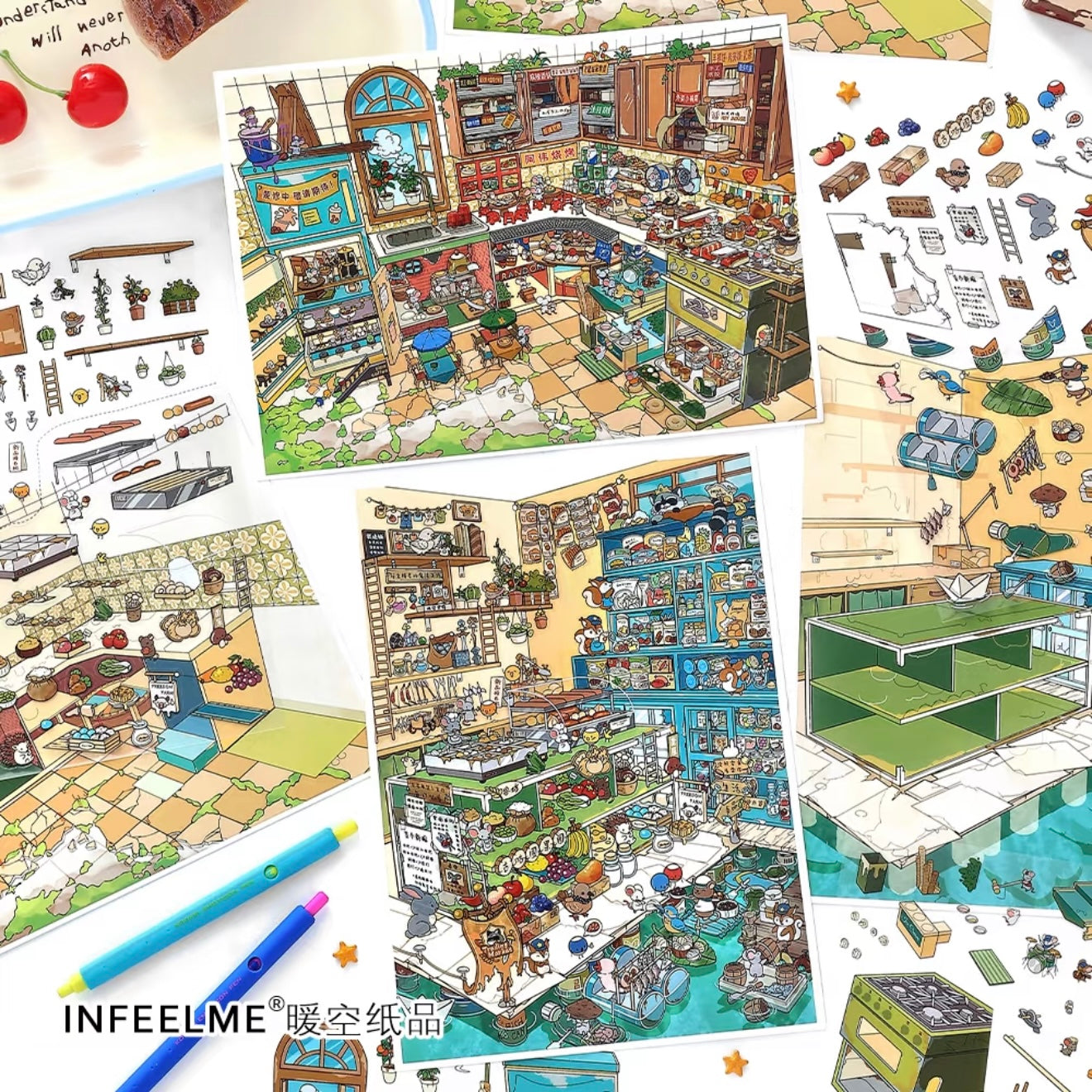 36.0 all in 2 scenes - Raccoon Boss’s Floating Trading Market | Whisker’s Food Alley