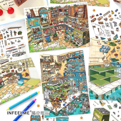 36.0 all in 2 scenes - Raccoon Boss’s Floating Trading Market | Whisker’s Food Alley