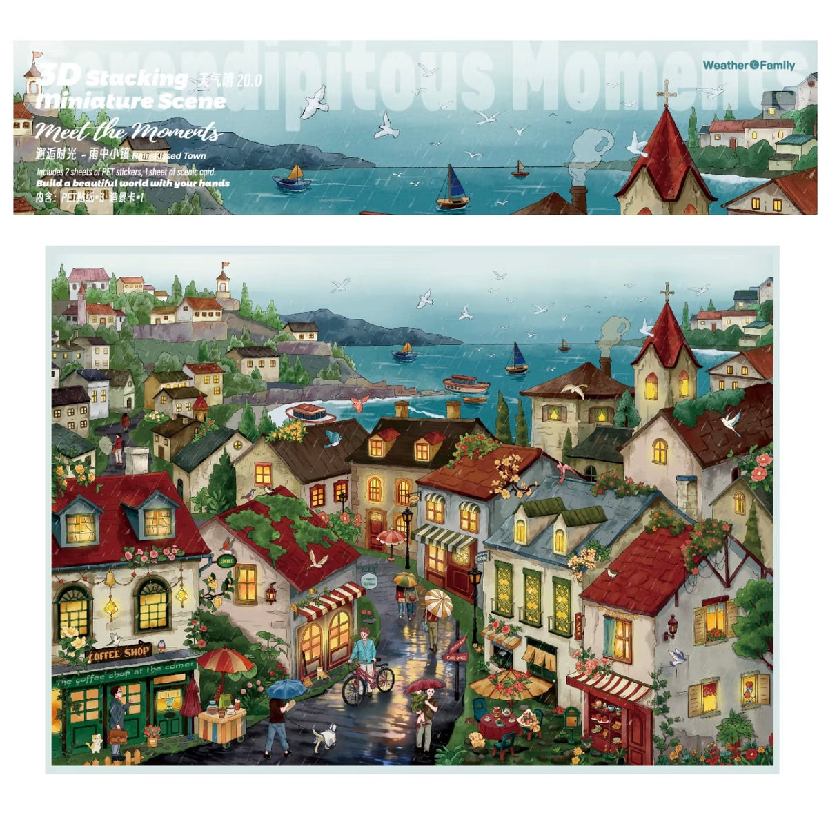 20.0 A rain-kissed town