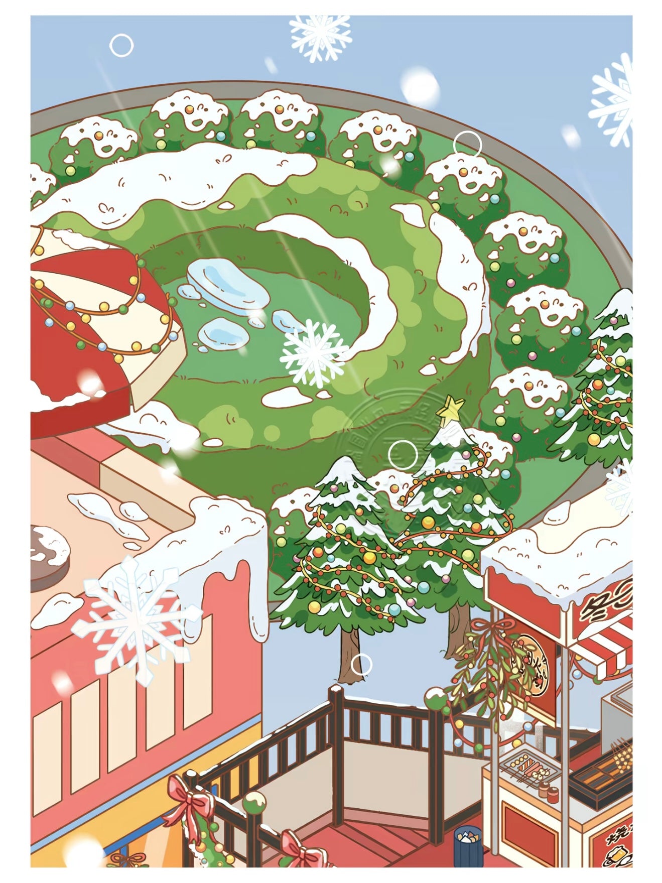6.0 A Little Corner of Christmas - 3D Scene Sticker