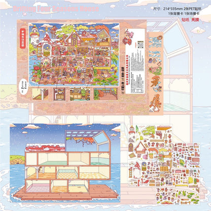 18.0 - all in 6 Scenes Valuable Pack - Tetris | Drifting Four Seasons House | Fairy Tale Tree House | Tea and Fruit Work shop | The Local Market | 1930 Beer Festival