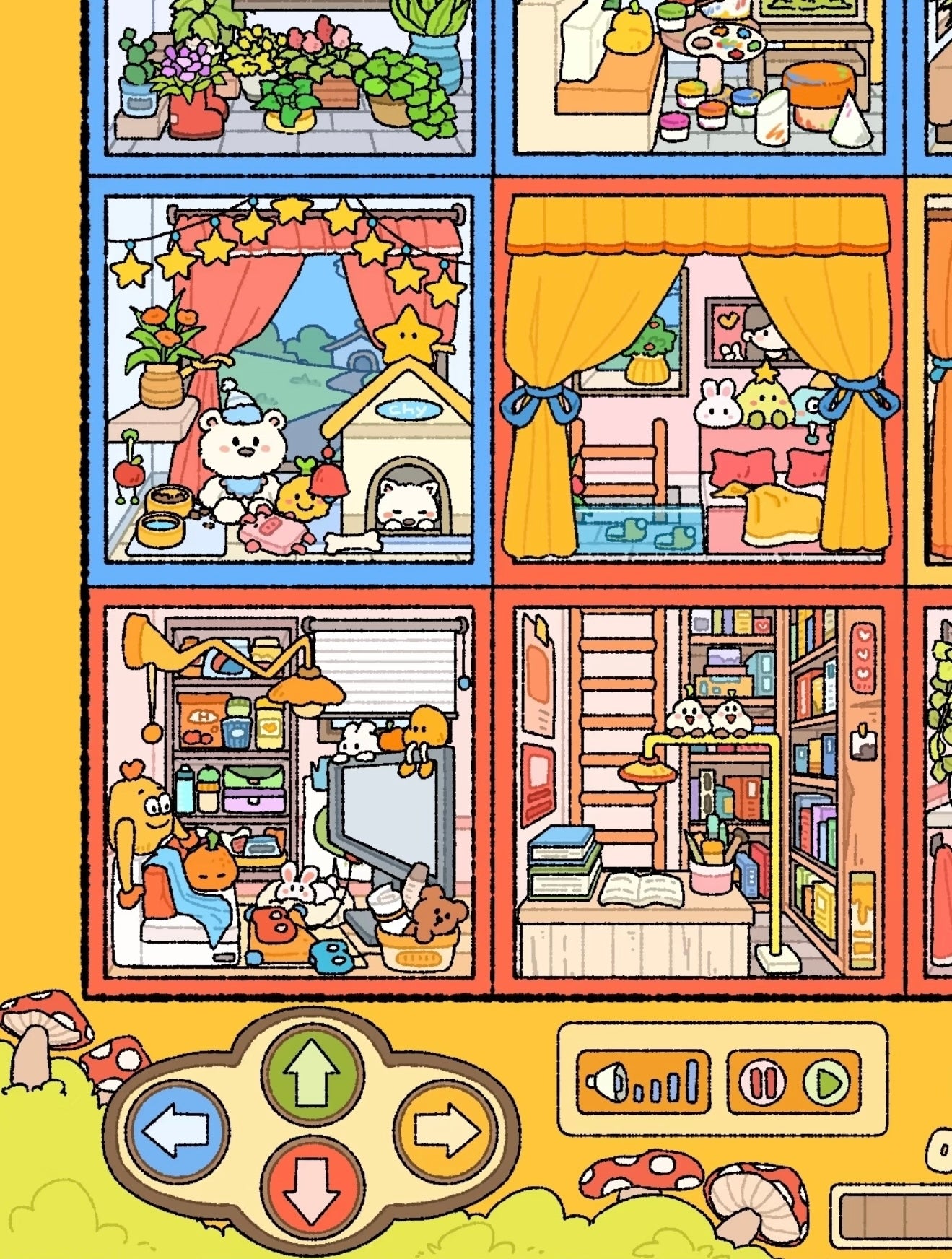 18.0 - Tetris Home 3D Scene Sticker