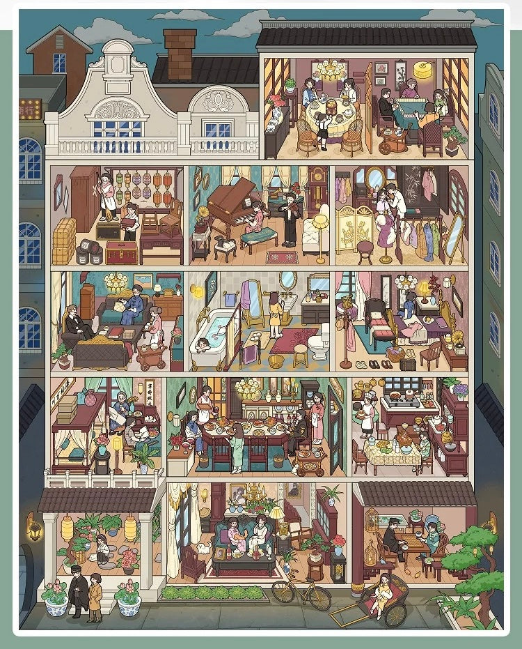 Telado V10.0 Vacation Scene Collection Book - 7 apartment scenes in one book