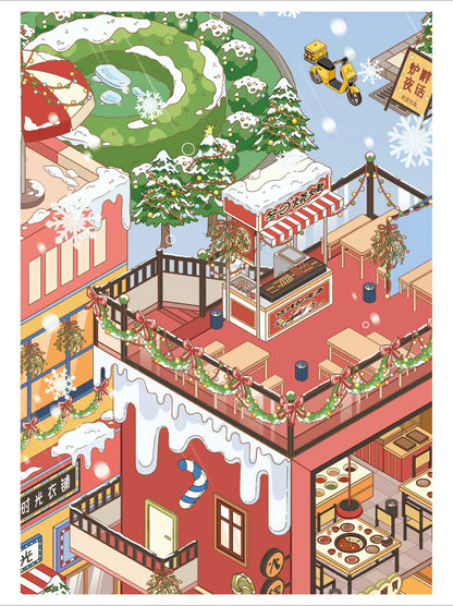 6.0 A Little Corner of Christmas - 3D Scene Sticker