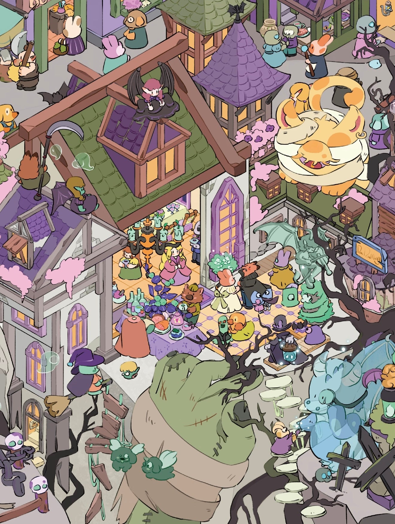 17.0 Sprite Series - Sprite Inn 3D landscape sticker