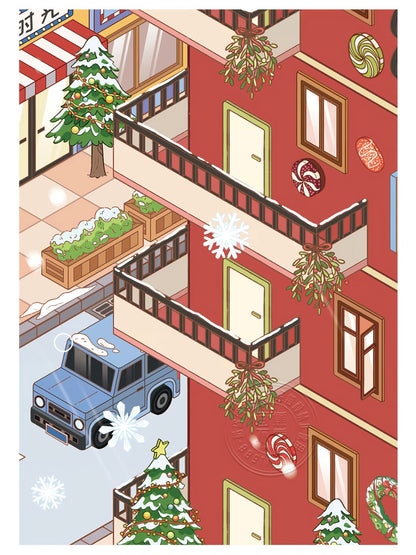 6.0 A Little Corner of Christmas - 3D Scene Sticker