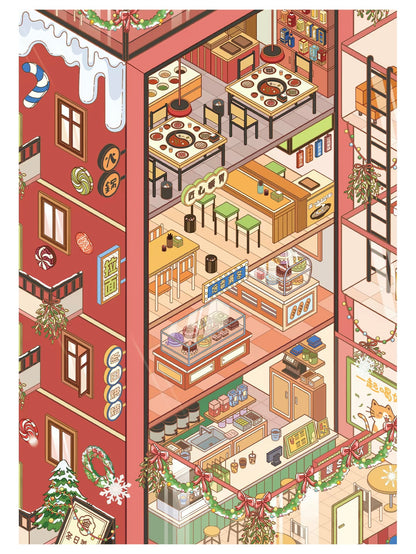 6.0 A Little Corner of Christmas - 3D Scene Sticker