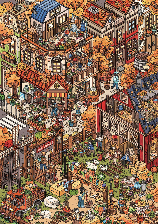 3.0 Farmhouse ASMR sticker therapy