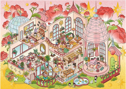 all in 2 scenes - 144.0 Sunny Flower Cottage & Rose Manor
