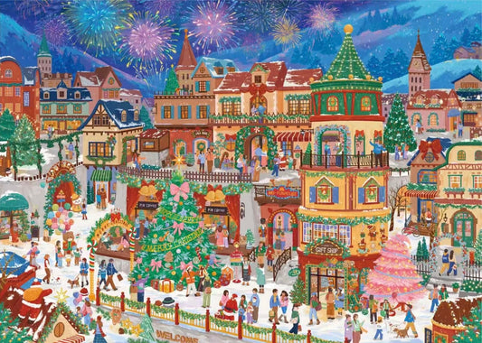 12.0 Christmas Eve Snow 3D Scene Sticker