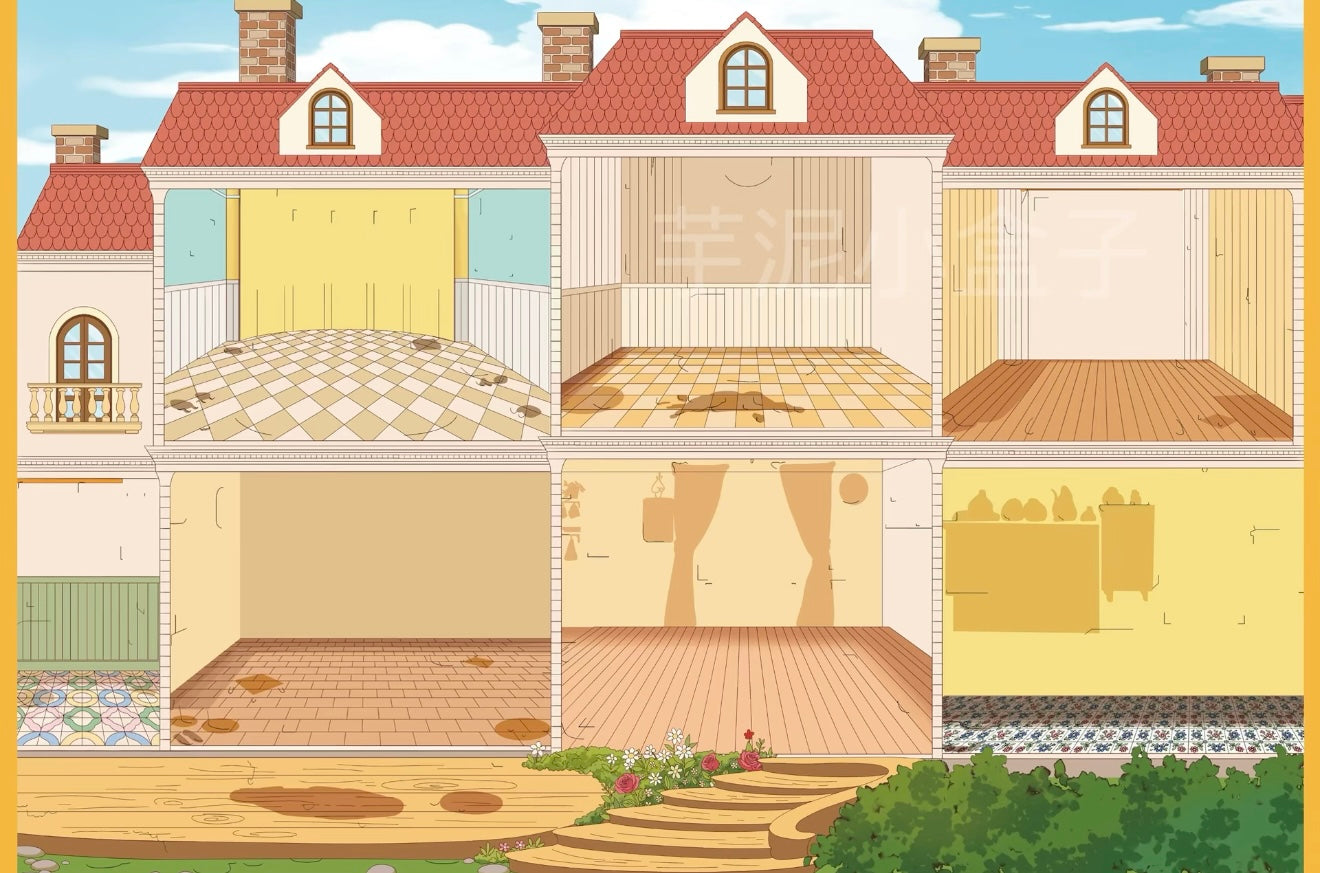 5.0 Afternoon Fairy House| 3D Scene Sticker