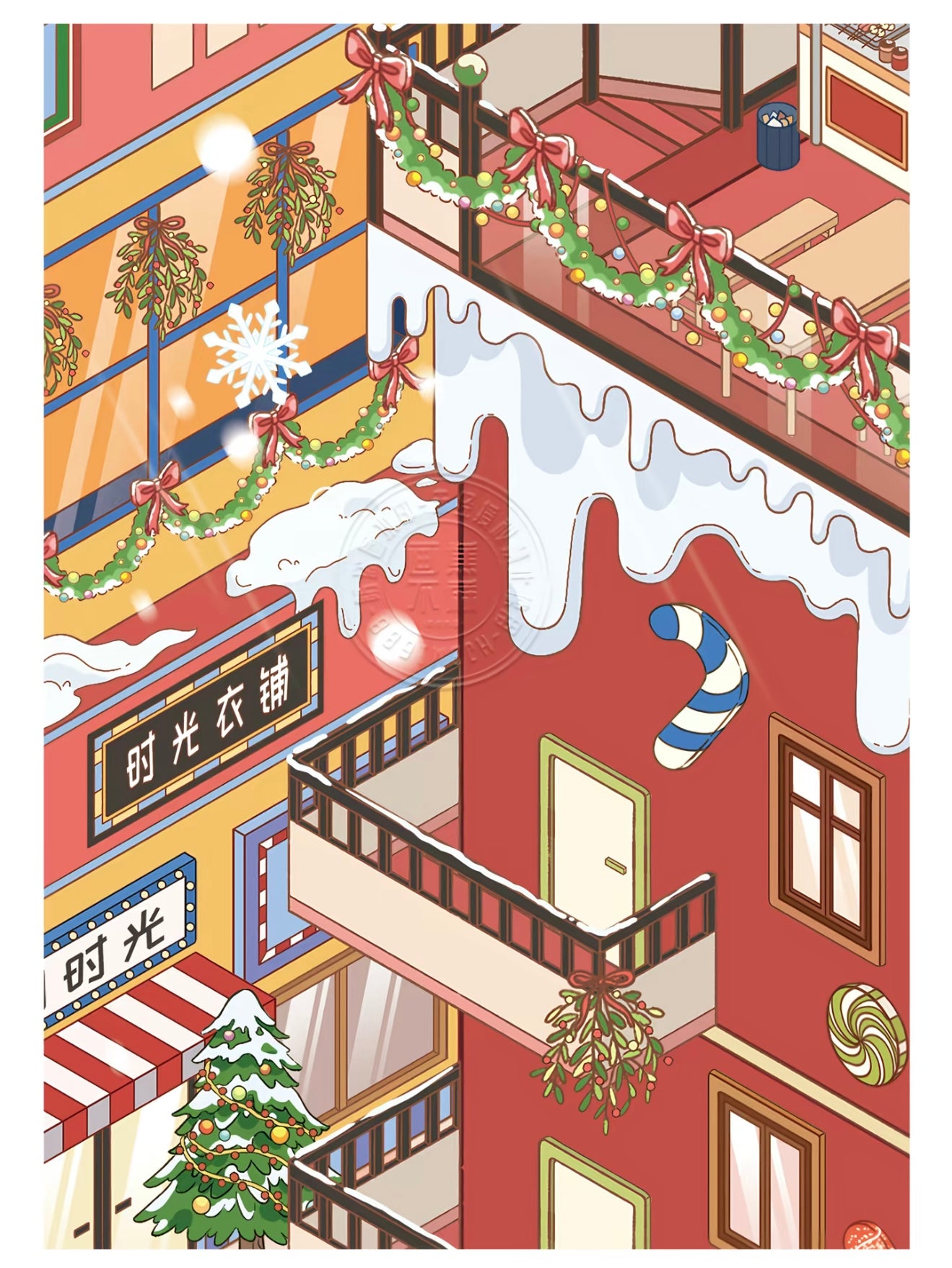 6.0 A Little Corner of Christmas - 3D Scene Sticker