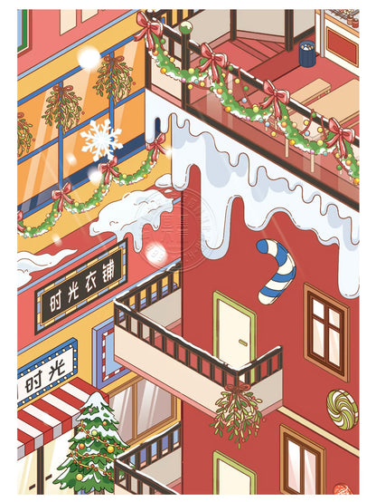 6.0 A Little Corner of Christmas - 3D Scene Sticker