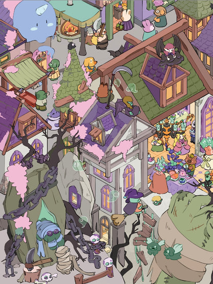 17.0 Sprite Series - Sprite Inn 3D landscape sticker