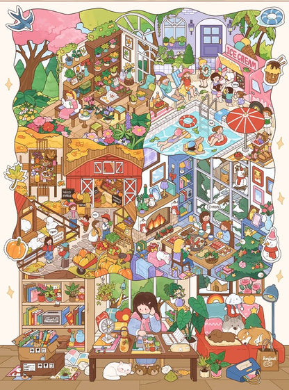 9.0 Her Ideal Four Seasons 384 stickers