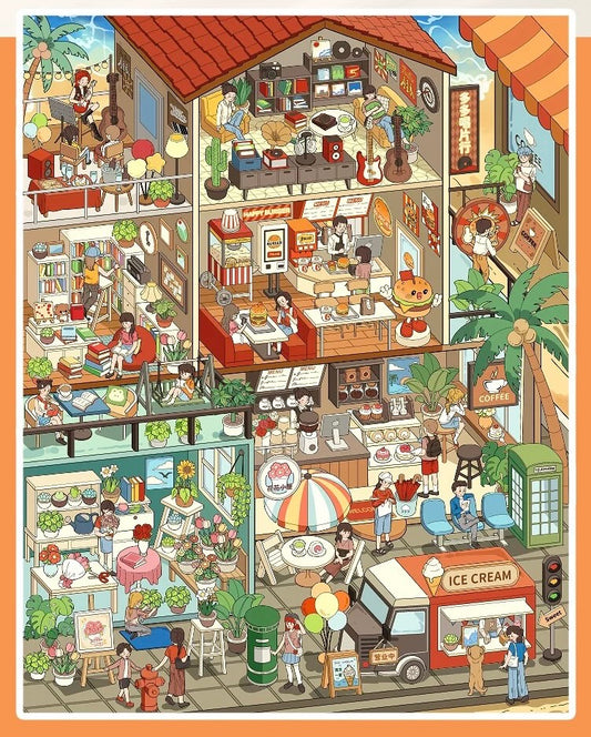 Telado V9.0 Apartment Scene Collection Book - 7 apartment scenes in one book
