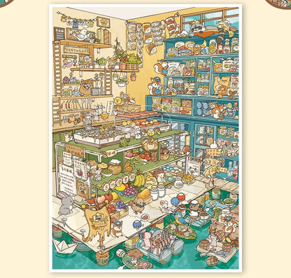 36.0 Raccoon Boss’s Floating Trading Market 3D ASMR sticker