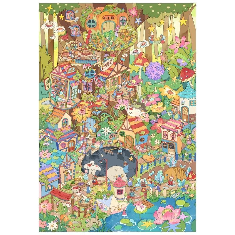18.0 - all in 6 Scenes Valuable Pack - Tetris | Drifting Four Seasons House | Fairy Tale Tree House | Tea and Fruit Work shop | The Local Market | 1930 Beer Festival