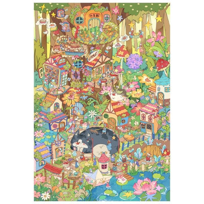 18.0 - all in 6 Scenes Valuable Pack - Tetris | Drifting Four Seasons House | Fairy Tale Tree House | Tea and Fruit Work shop | The Local Market | 1930 Beer Festival