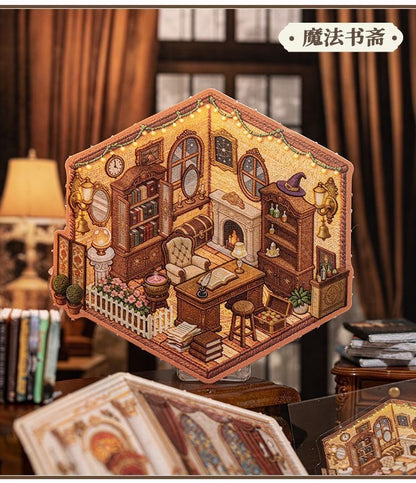 Pocket Baroque Manor Collection – 8 Mini Embroidery-Inspired Scenes