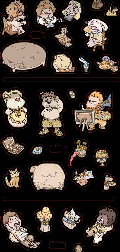 1.0 Liberty Café sticker therapy