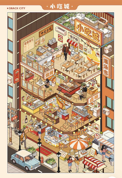Sinmo V2.0 Shops Scene Collection Book - 5 Shop Scenes in one book