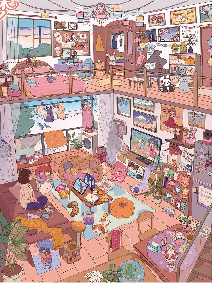 All in 2 scenes - 156.0 My Seaview Cozy Loft & My Cozy Forestview Loft