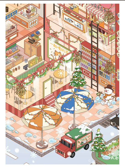 6.0 A Little Corner of Christmas - 3D Scene Sticker