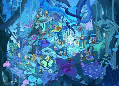 17.0 Sprite Series - Whispering Thicket 3D landscape sticker