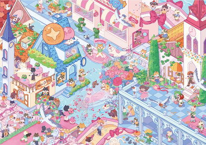 12.0 Floating Canal Wedding 3D Scene Sticker